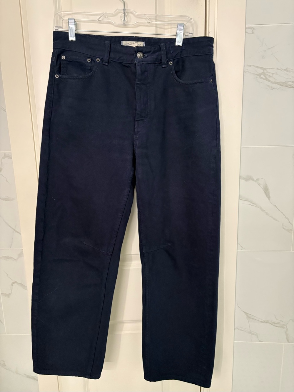 MADEWELL DARTED BARREL LEG PANT